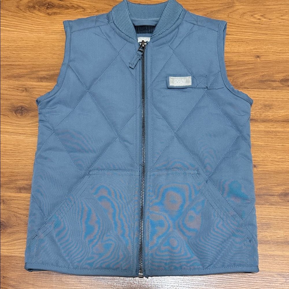 Quilted Sleeveless Vest for Kids — Blue